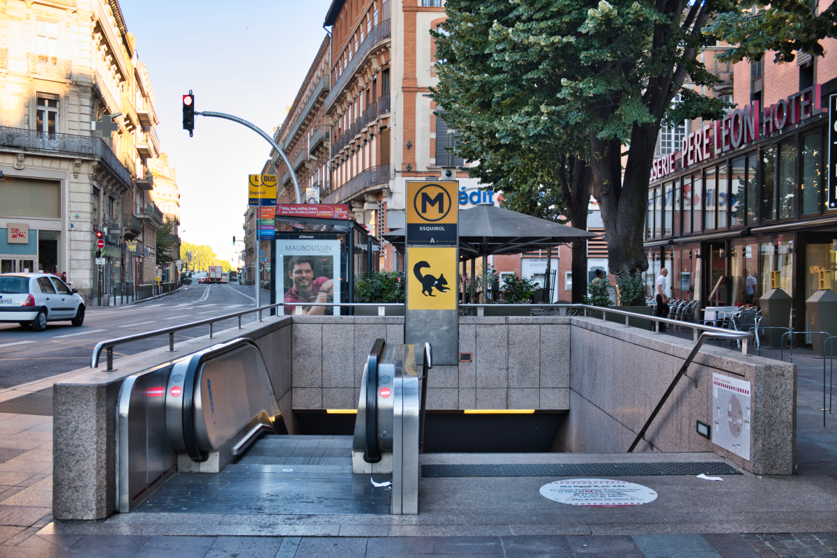 Pinel Toulouse 2022 – La station de métro Esquirol