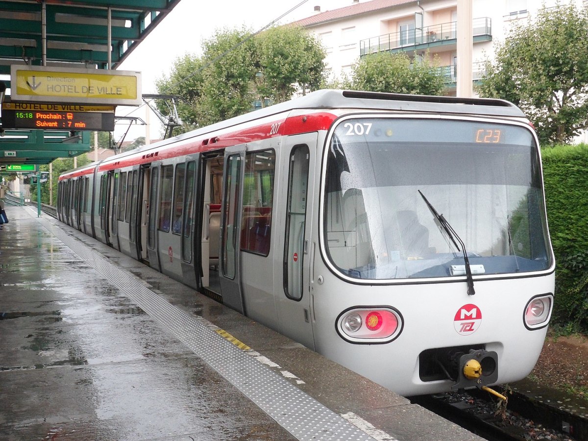 Pinel Lyon 2023 – Une des rames du métro de Lyon